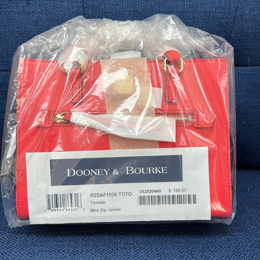 Red Small Satchel Handbag